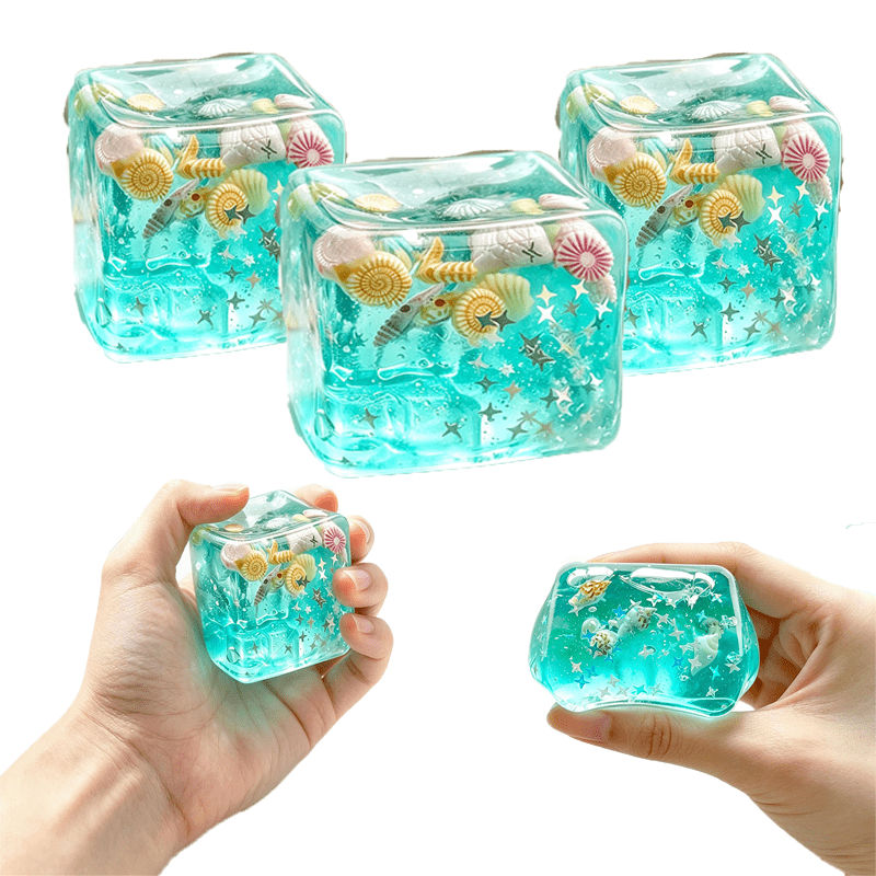 cube   shell squeeze toy soft slow rebound sensory
