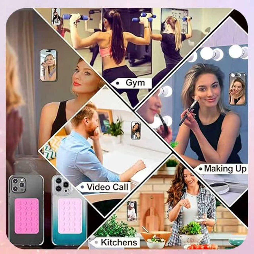 5 pack silicone suction cup phone holders suitable