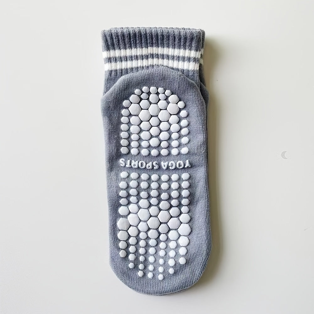 5 pair womens silicone anti slip dance socks suitable yoga