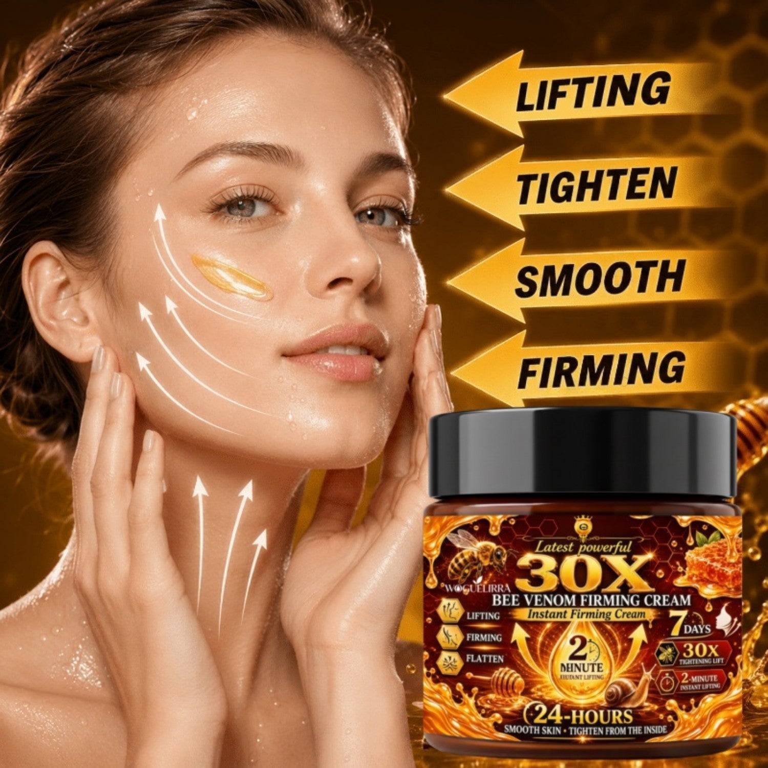 latest powerful 30x bee   instant firming face cream