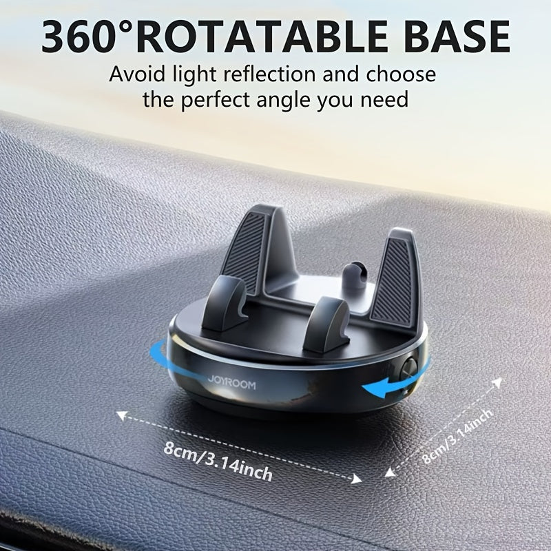 car phone holder mount 360 rotatable dash mounted holders