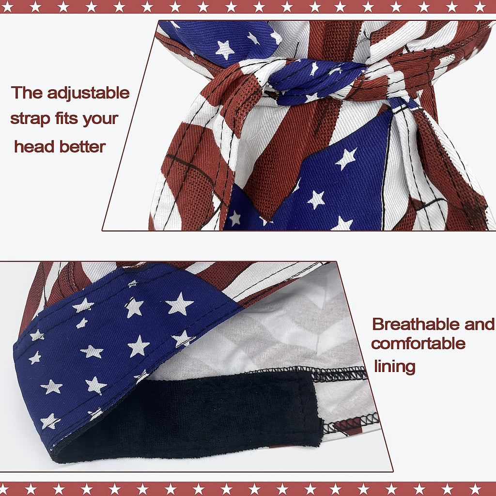 3pcs mens bandana skull cap breathable moisture wicking