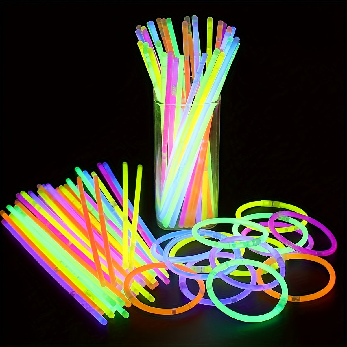 gift high quality set 110pcs 55 glow stick bracelets 55