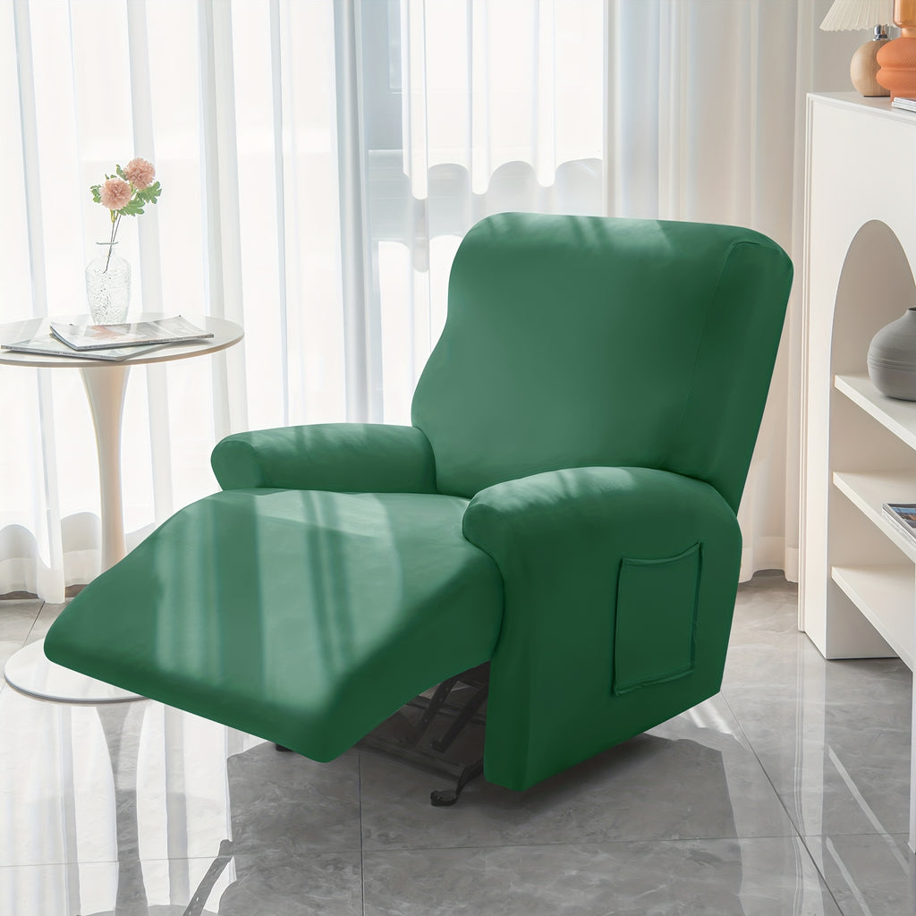 1 2 3 seater fiber fabric recliner sofa cover segmented