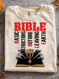 mens t shirt soft breathable design vibrant bible cross