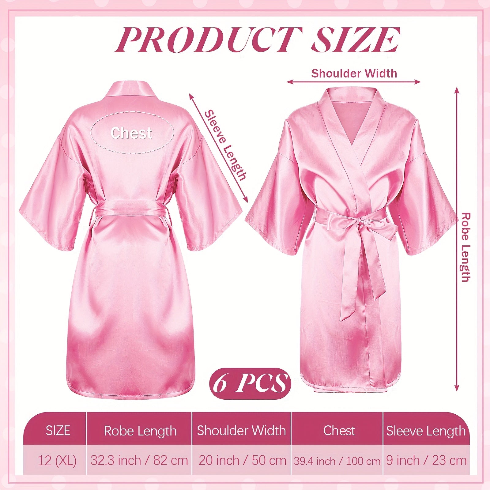24pcs spa party supplies   6 spa party robes 6