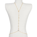 1pc   backless style bridal necklace luxurious multi