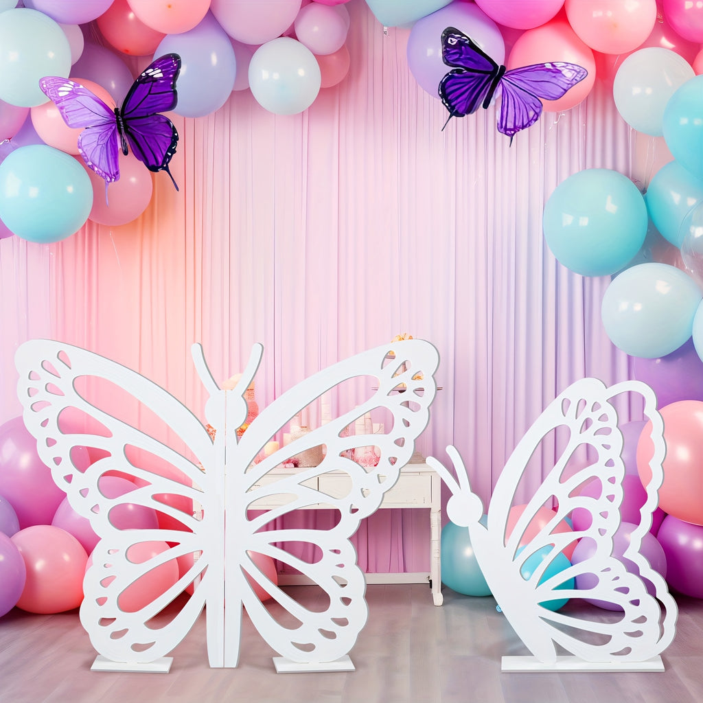 2pcs large wooden   props 20 17 5 standing wings