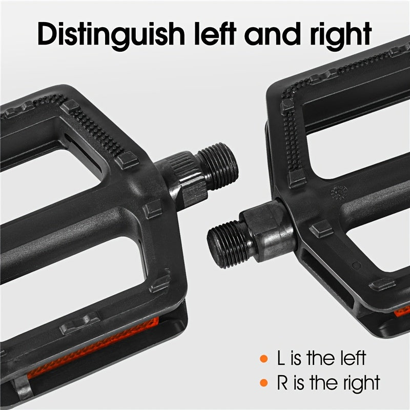 bicycle pedals universal lightweight wide design