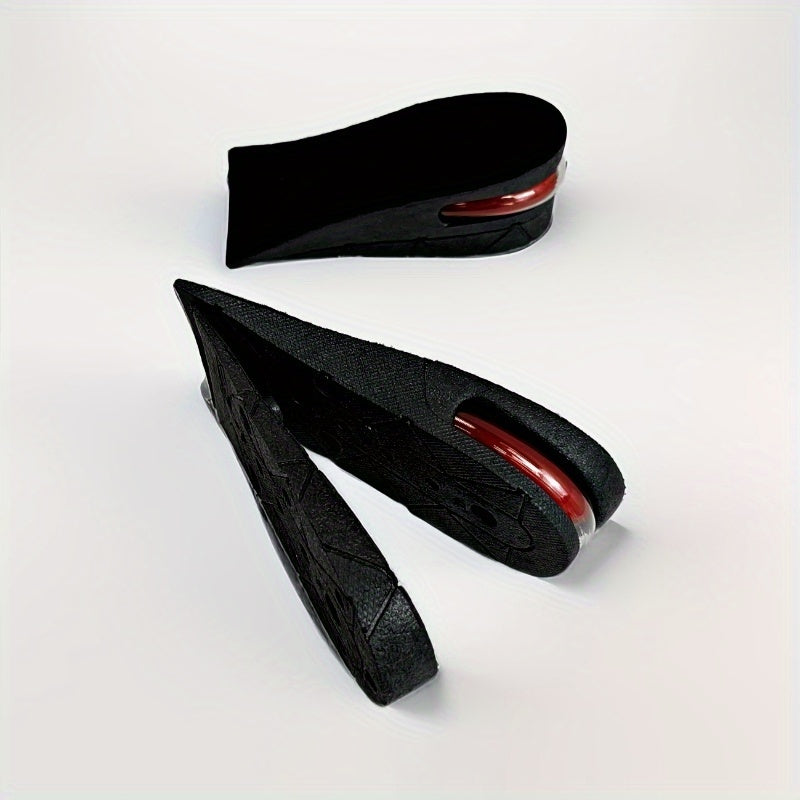 1 pair men women height increase shoe lift insoles