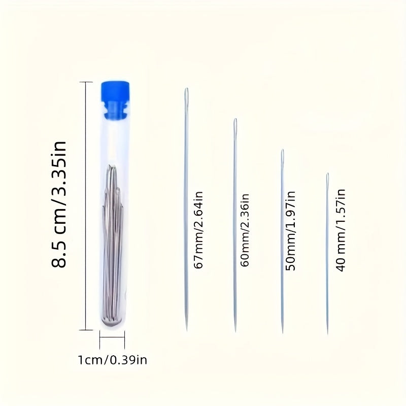 12pcs large   sewing needles home hand sewing needles