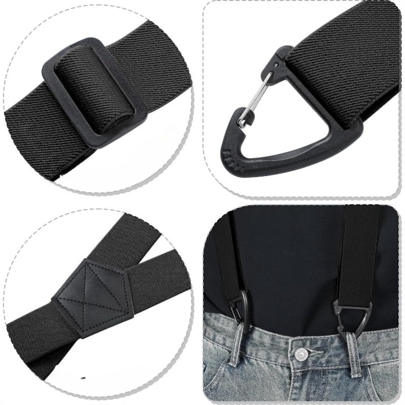 2pcs   invisible suspenders men women 1 5 inch elastic