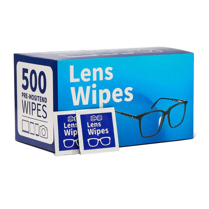 500 lens wipes pre moistened eyeglass lens cleaning wipes