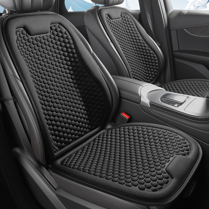 1pc universal season car seat cushion black cooling sedan