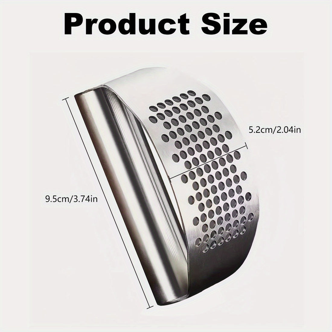 1 2 3pcs garlic press stainless steel garlic crusher