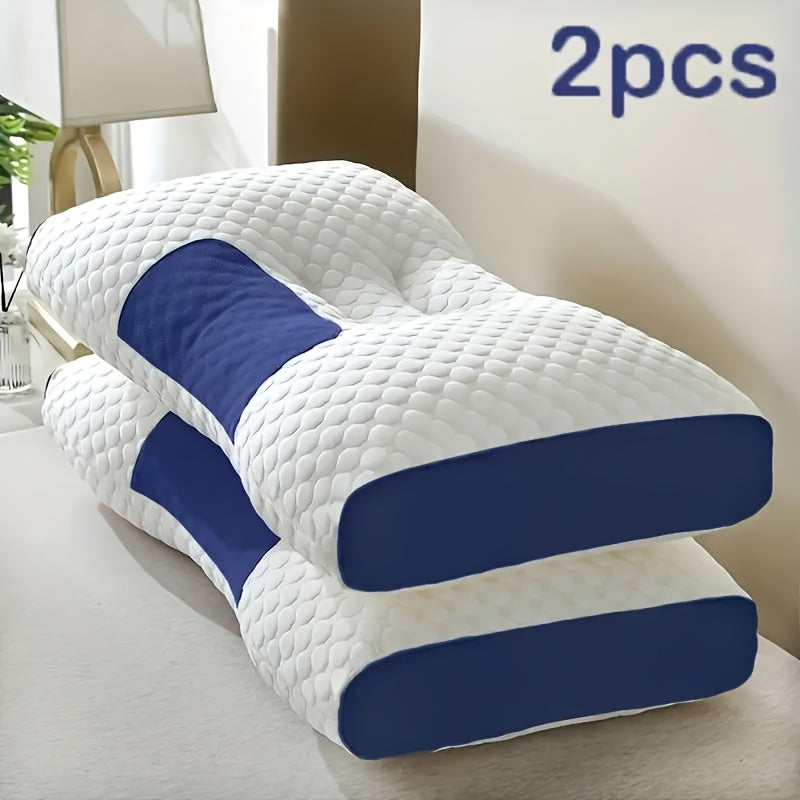 2pcs neck pillow designed soft an ergonomic contour pillow