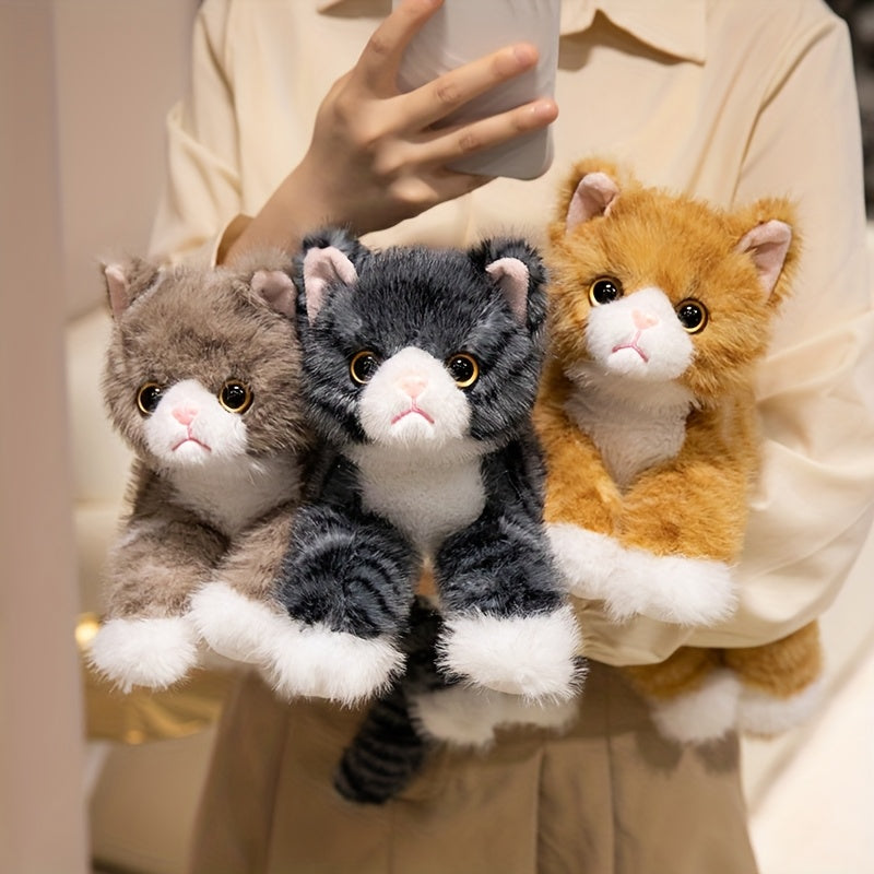 premium stuffed animal plush toy realistic cat plush animals