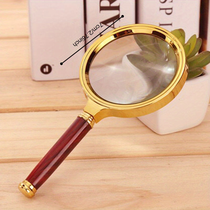 1pc metal magnifying glass 50  definition handheld