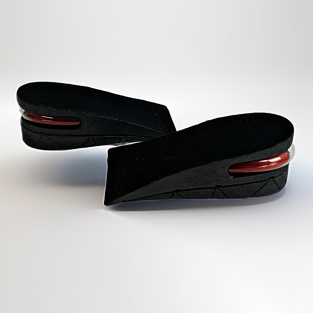 1 pair men women height increase shoe lift insoles