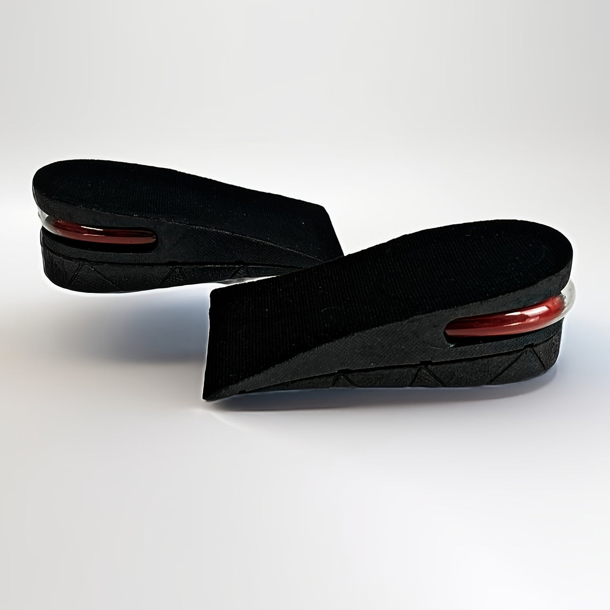 1 pair men women height increase shoe lift insoles