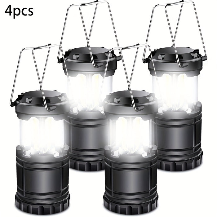 4pcs   led   portable collapsible