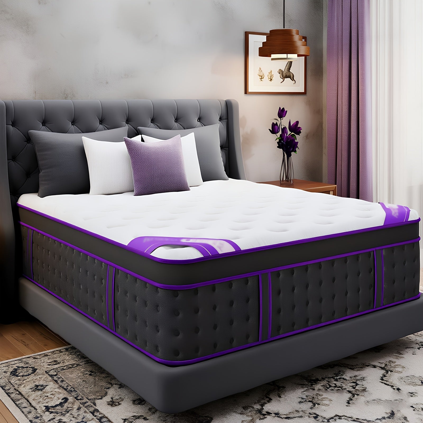 10 12 14 inch   mattress full queen king sizes
