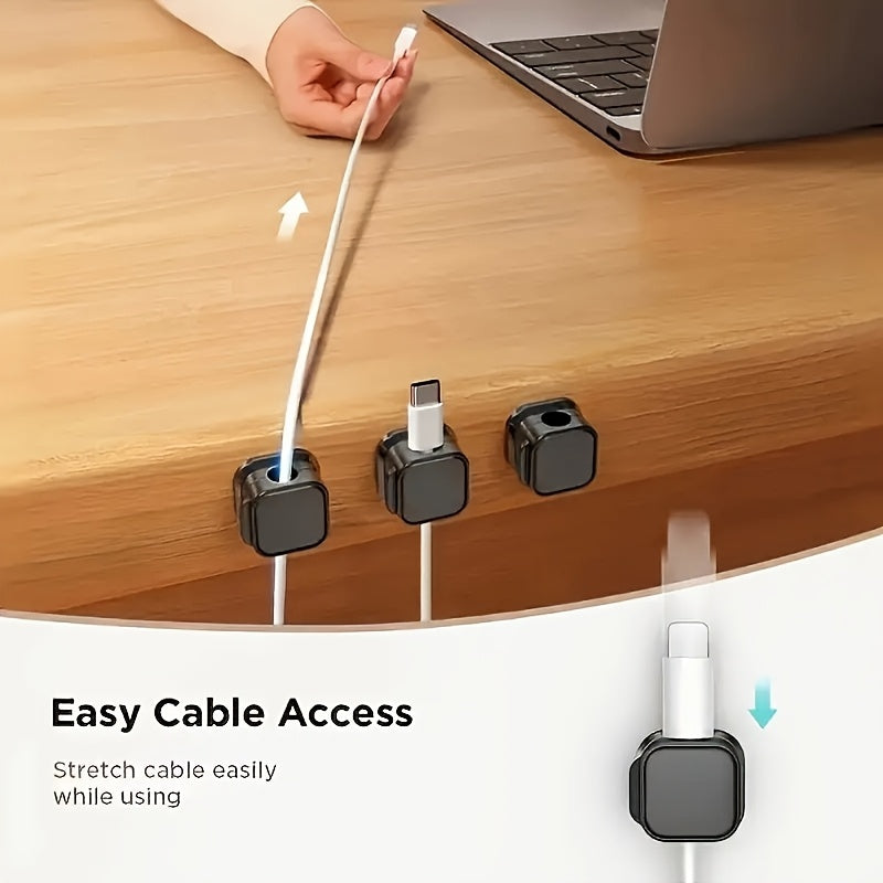 1 8   pack magnetic cable management clamps heavy duty