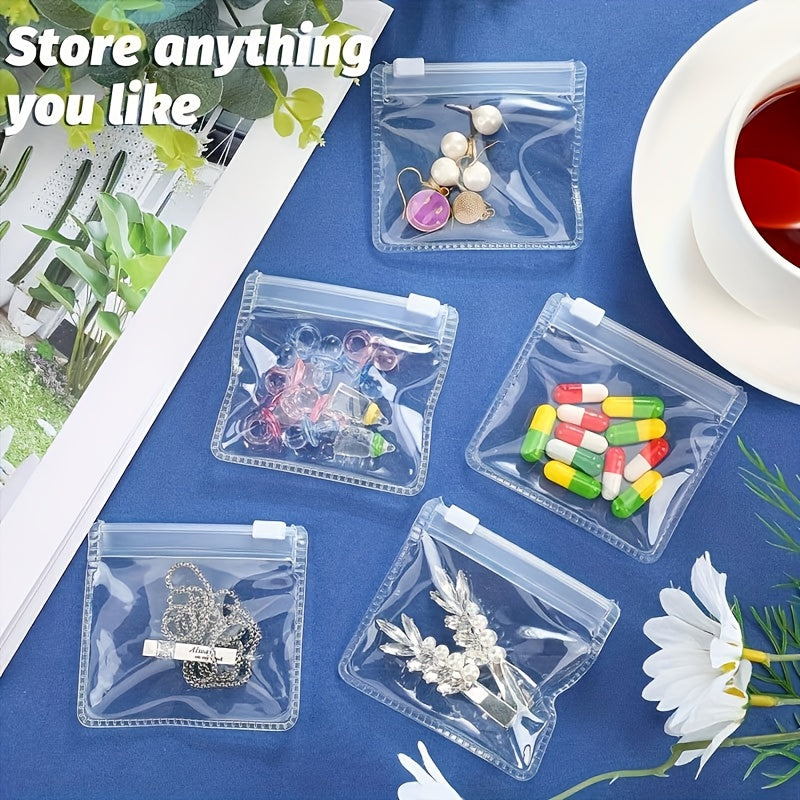 27 14 7 5pcs reusable zipper pill bag set self seal