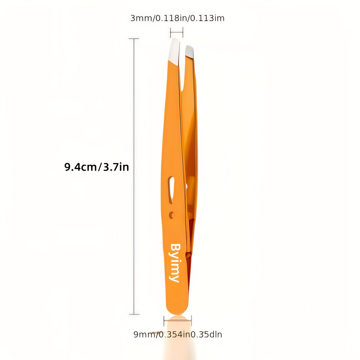 byimy brand high quality stainless steel eyebrow tweezers