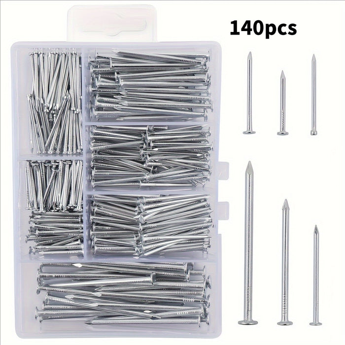 a set 140pcs   hardware nails wall nail storage box 6