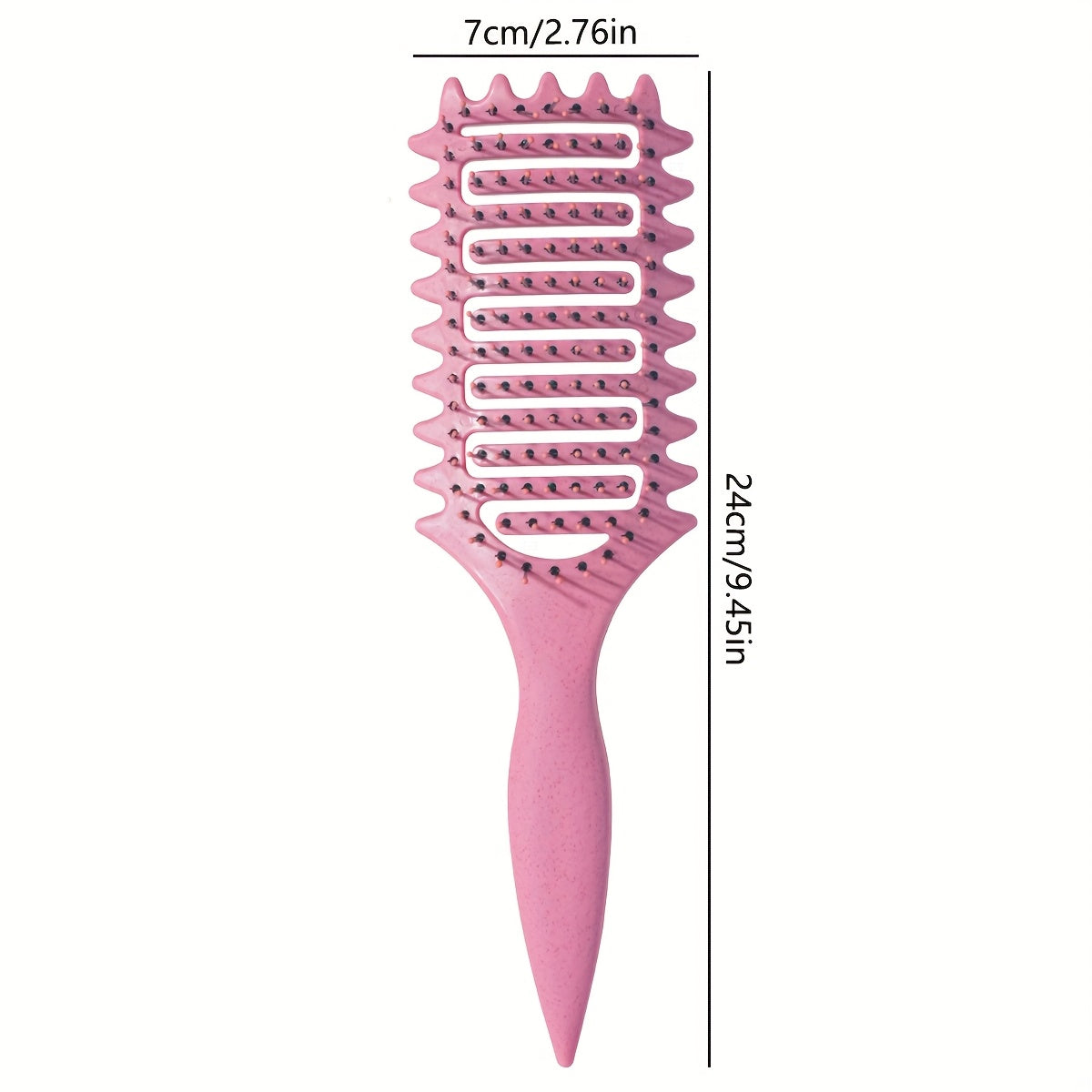 1pc hair brush curly hair brush vented shaping defining