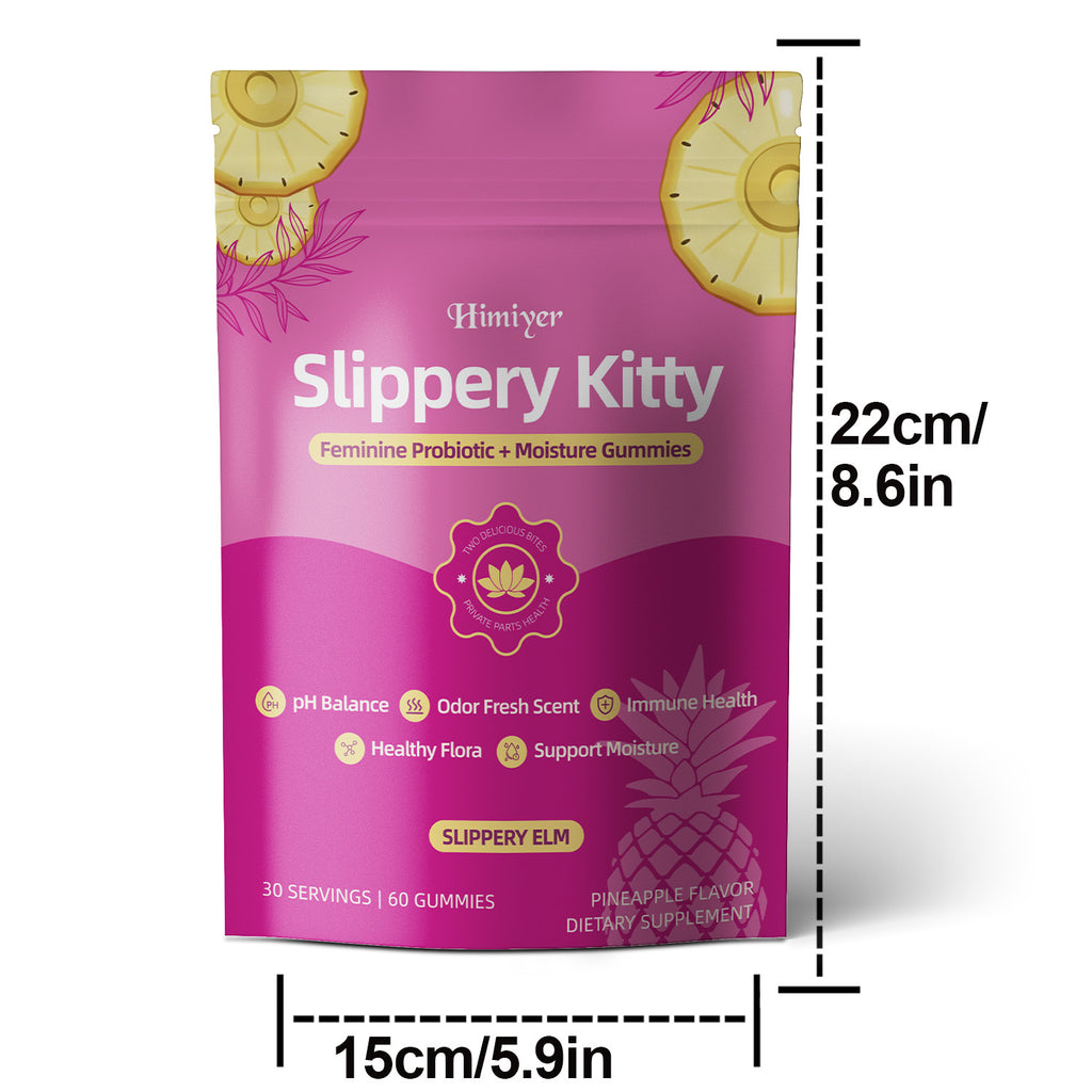 2026 new womens probiotic gummies slippery elm ph balance