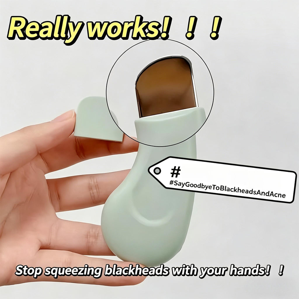 1 manual blackhead remover 3pcs compressed cleaning towels a