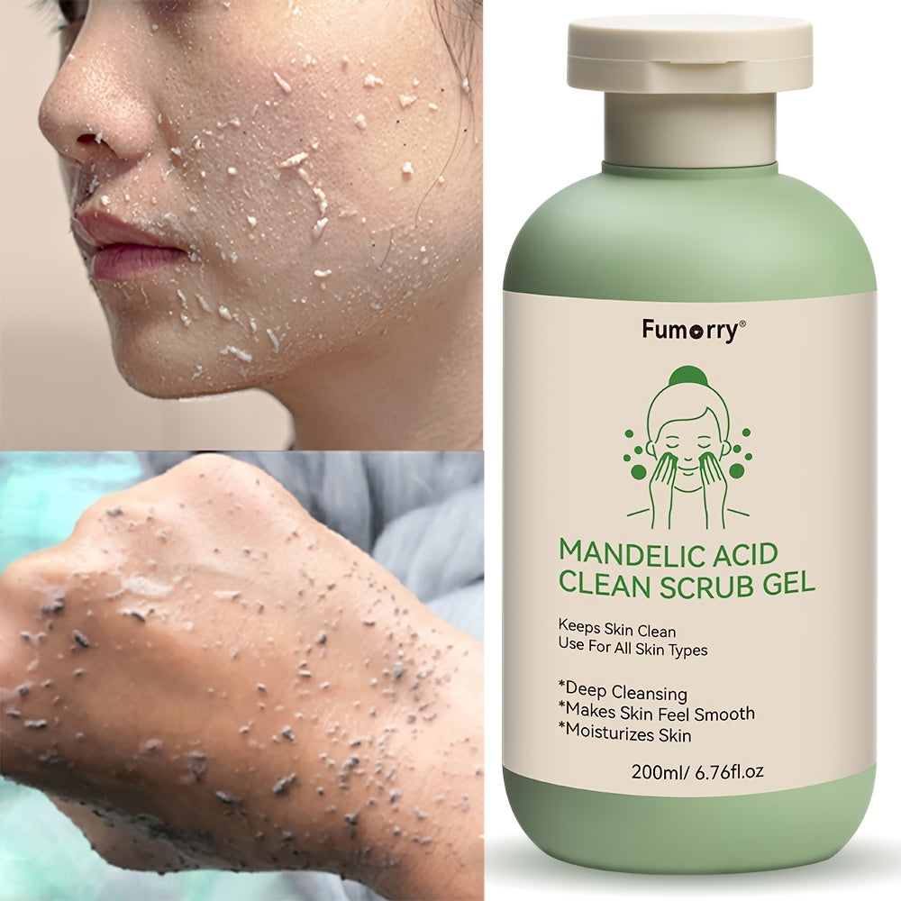 1 piece salicylic acid cleansing scrub gel aloe rose