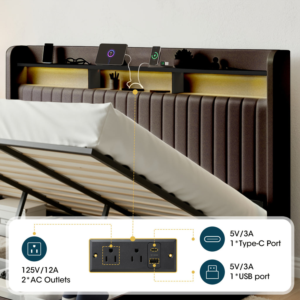 lift storage bed frame velvet vertical channel