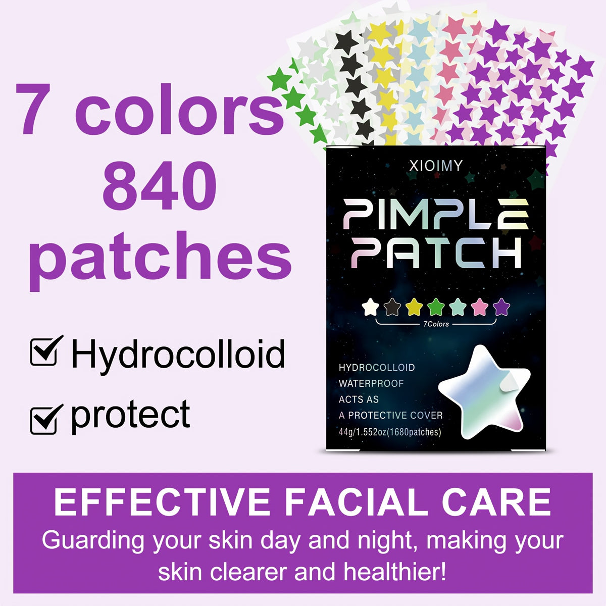 1680pcs suitable concealer patches light beige skin multi