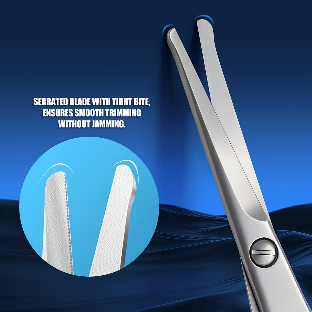 nose hair scissors a stainless steel rounded tip design