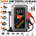 15000a 8 in 1 portable car jump starter air compressor 150