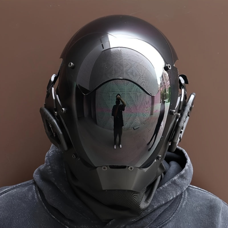 futuristic cyberpunk mask   costume additions