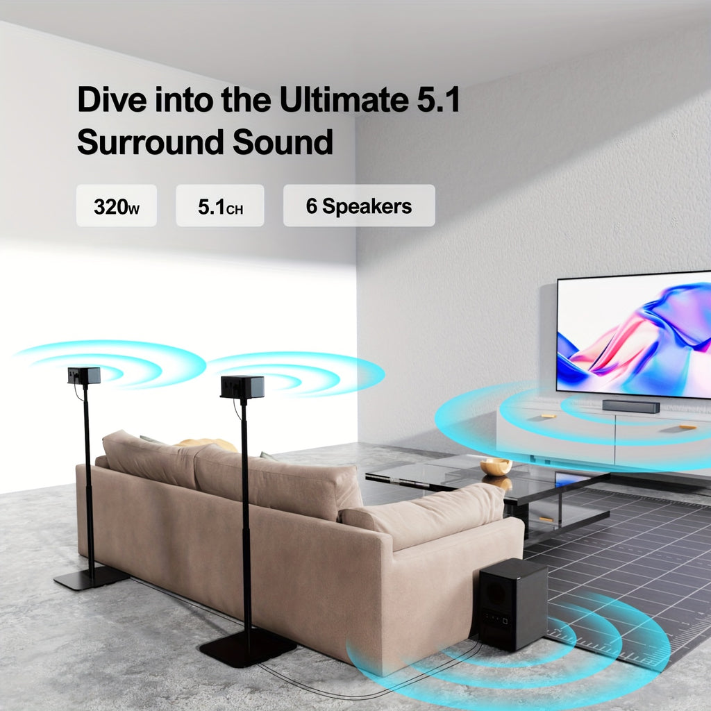 5   soundbar surround sound system sound bar