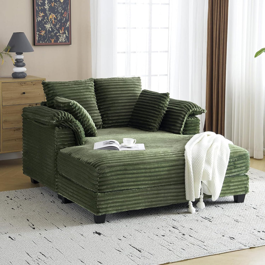 lounge sofa 56 oversized reading sofa corduroy chaise