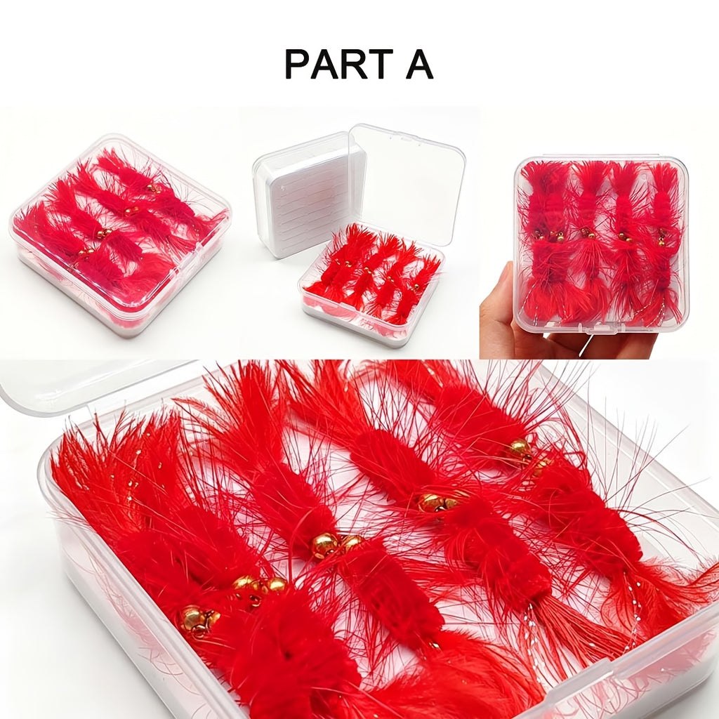 fly fishing flies kit 3 boxes bundle total 140pcs flies dry