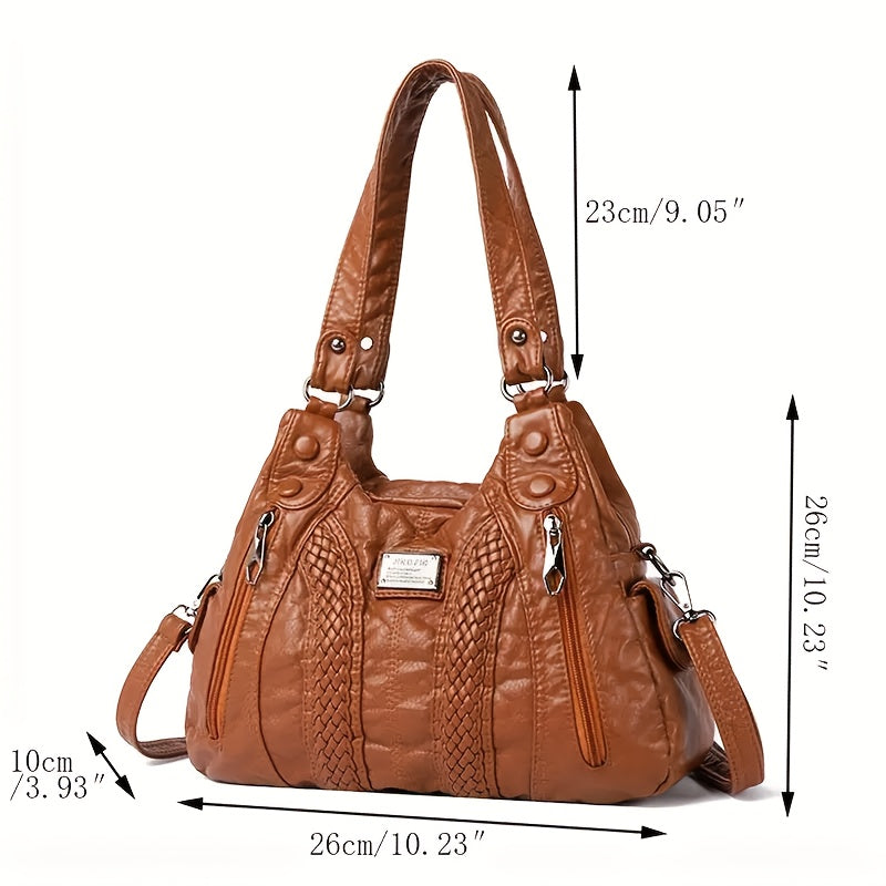 luxury handbag women featuring multiple pockets a designer