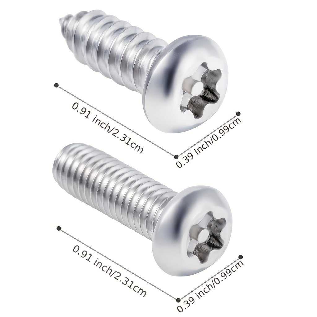 stainless steel screws suitable license plate frames