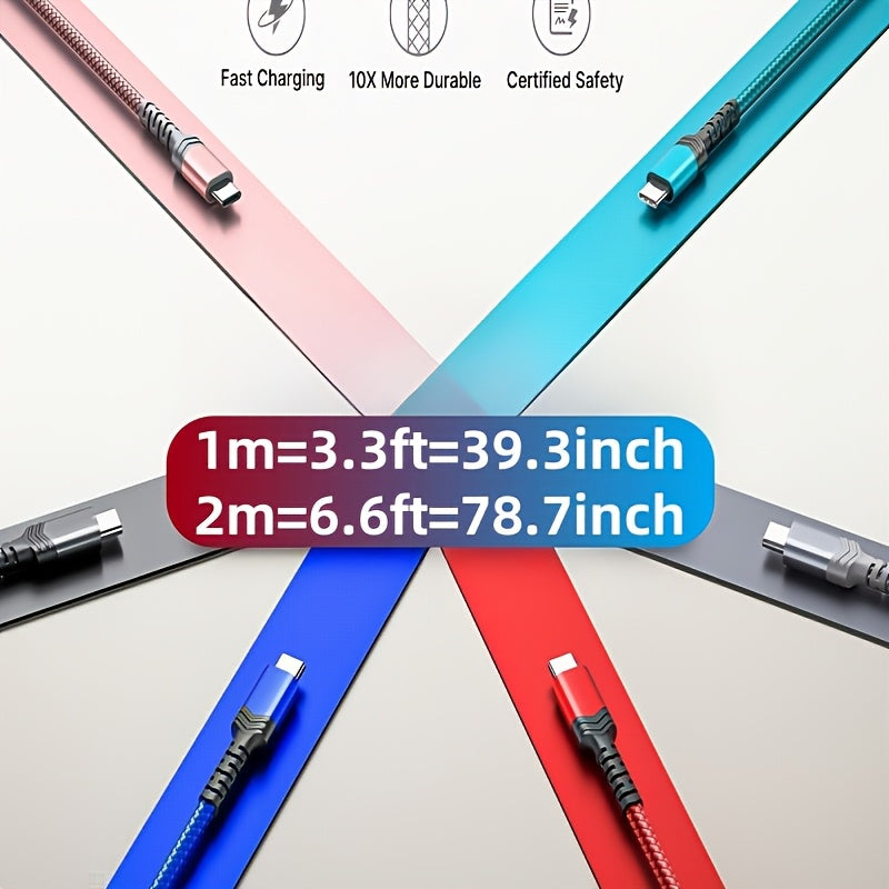 fast charging usb usb c cable high speed data sync suitable