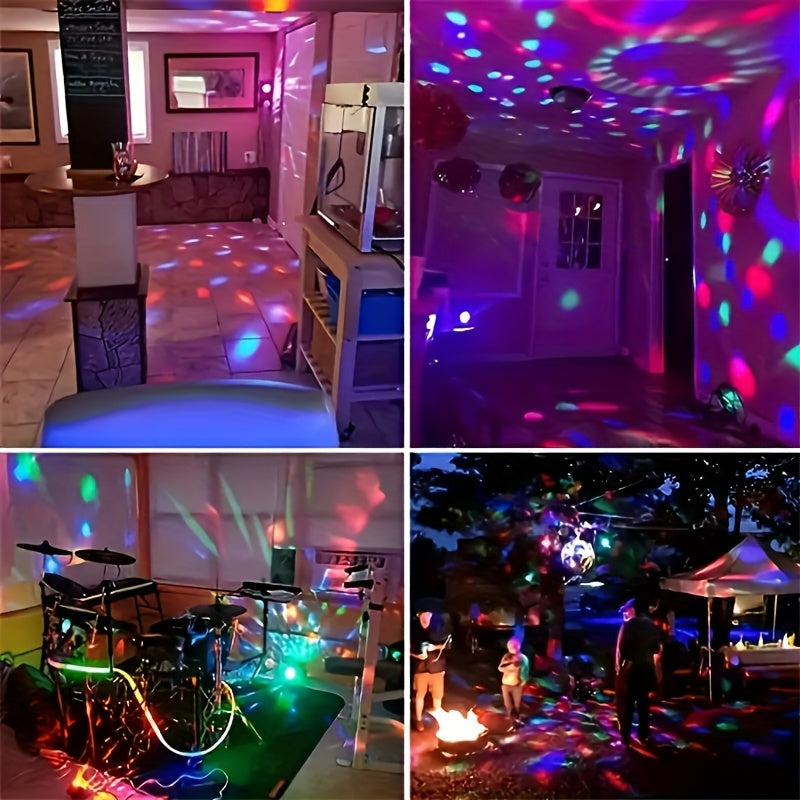 1 hd prism rgb disco ball light rotating disco ball light