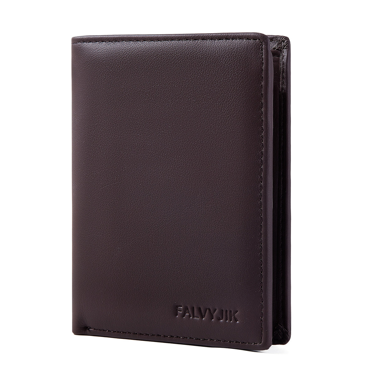 1pc genuine leather wallets men vintage thin vertical short