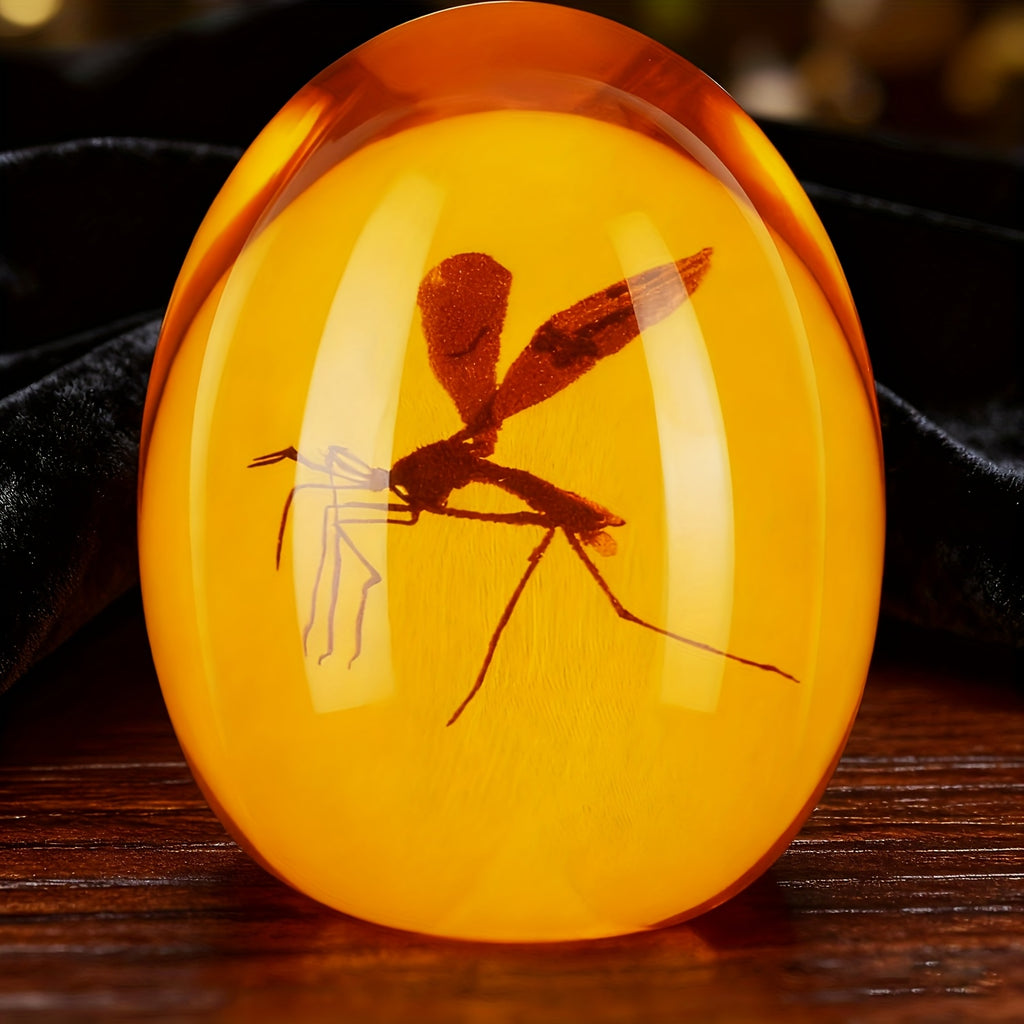 handmade   mosquito paperweight lifelike dinosaur