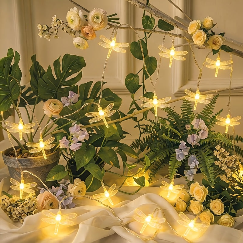 1 string dragonfly string lights 10 leds 1 5m 59inch 4 92ft