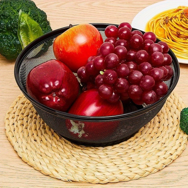 black metal mesh food bowl lid designed insect proof durable